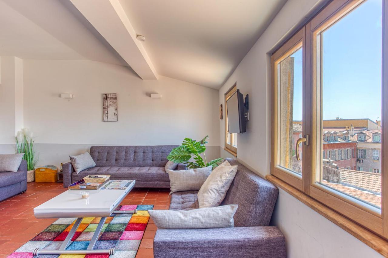 Le Gilly 6 - F3 Exceptionnel, Vue Mer, Moderne, Climatisation, Vieux-Nice Exterior photo
